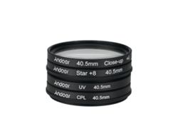 Kit De Filtros Circulares 40.5mm: Uv+cpl+close-up+4+star 8