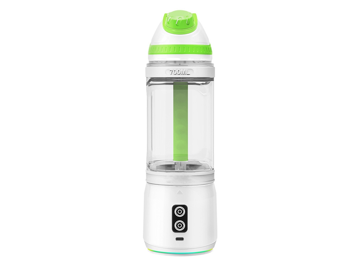 Exprimidor de vidrio, corte bidireccional, recargable, función Smart Pulse. Mdug (blanco y verde)