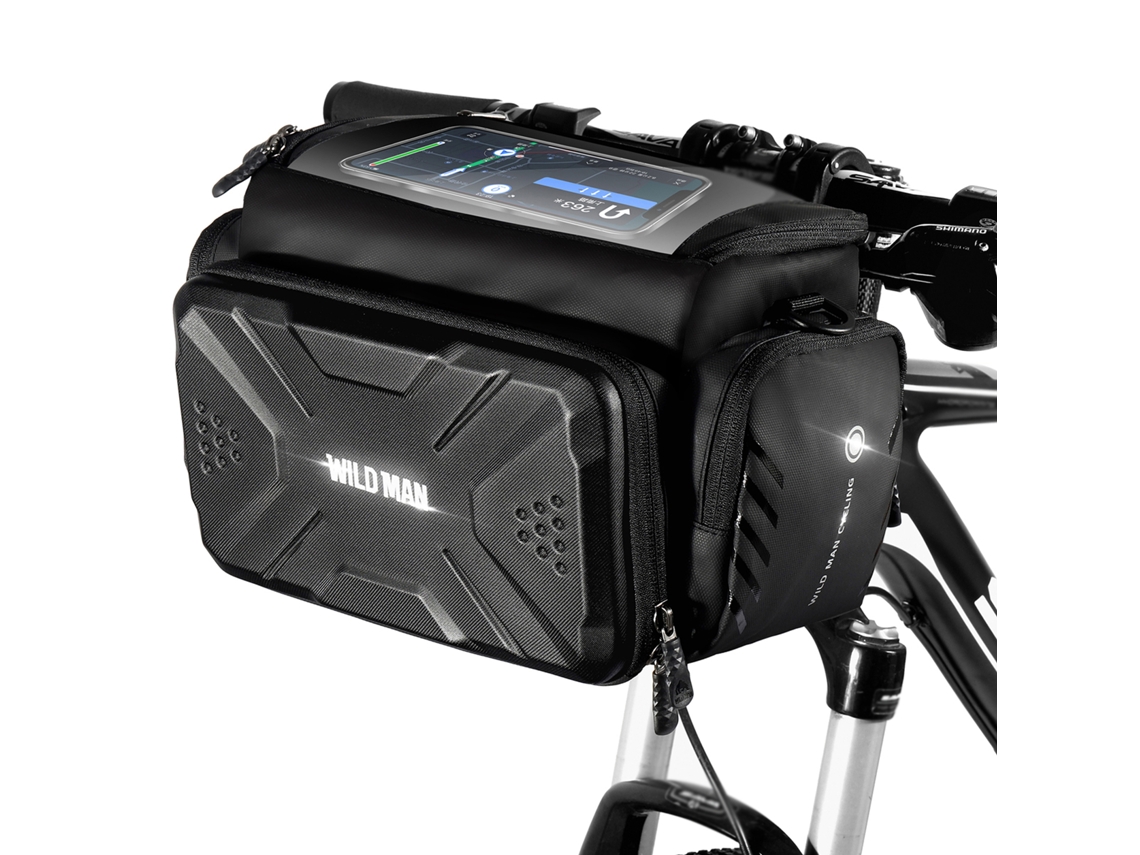 Bolsa Para Bicicleta De Eva Con Malla Táctica De 4 Litros Para Patinetes Eléctricos Y Bicicletas, Plegable De Fácil Acceso.