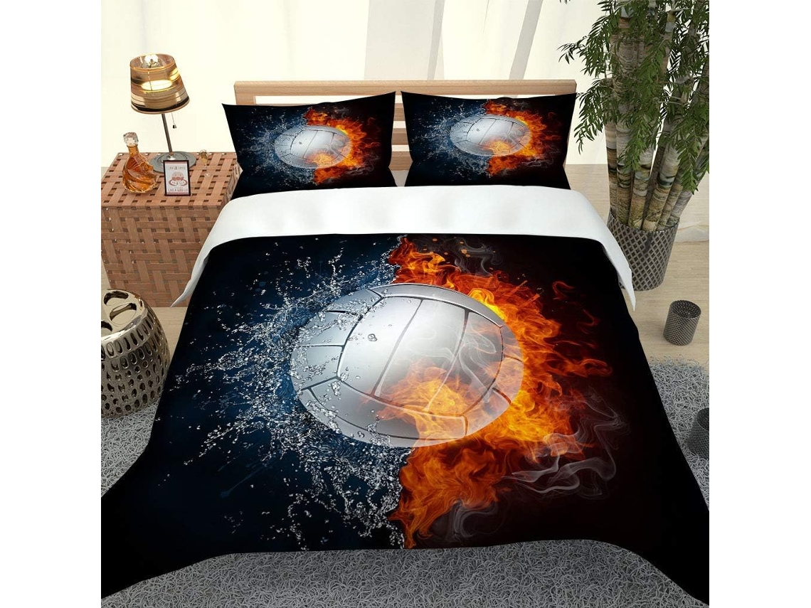 Juego Funda Nórdica Microfibra Adultos Piezas Juego Ropa Cama Almohada 220x240cm 220 X 240 Cm 65