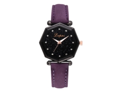 Reloj De Pulsera Zhoulianfa Para Mujer Con Correa De Pu Y Estampado De Mariposa (rosa)