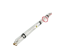 Tubo láser, vidrio resistente, compatibilidad versátil, 80 W, 1230 mm, OEM