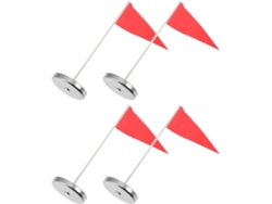 Juego de 4 hoyos de golf, 10 cm, de acero, para uso interior/exterior.
