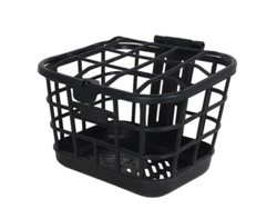 Cesta Delantera Para Bicicleta Con Gran Capacidad, Alta Resistencia Y Fácil Instalación, Accesorio Para Bicicletas Y Patinetes, Color Negro.