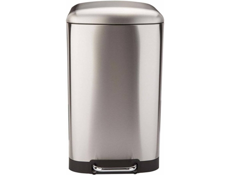 Cubo de Basura KITCHEN MOVE (Plateado Mate - Acero Inoxidable - 40 L)