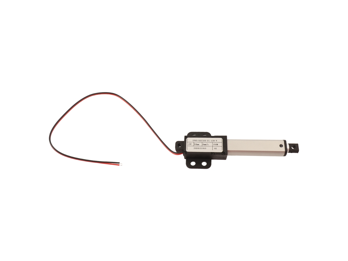 2026velora-actuador Lineal Eléctrico Mini 50mm 12v Dc 150n 4mm/s Bajo Ruido Interruptor Límite Para Industria Automotriz