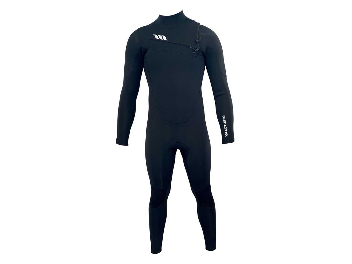 Terno de Neoprene Manga Longa com Zíper no Peito Lotus Gbs Preto Swest
