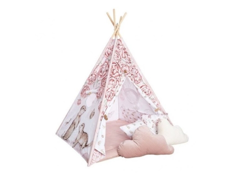 Tipi infantil Peonía con cojines BENLEMI