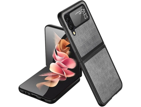 Carcasa Samsung Galaxy Z Flip 3 LOVEBABYLY Protectora Gris