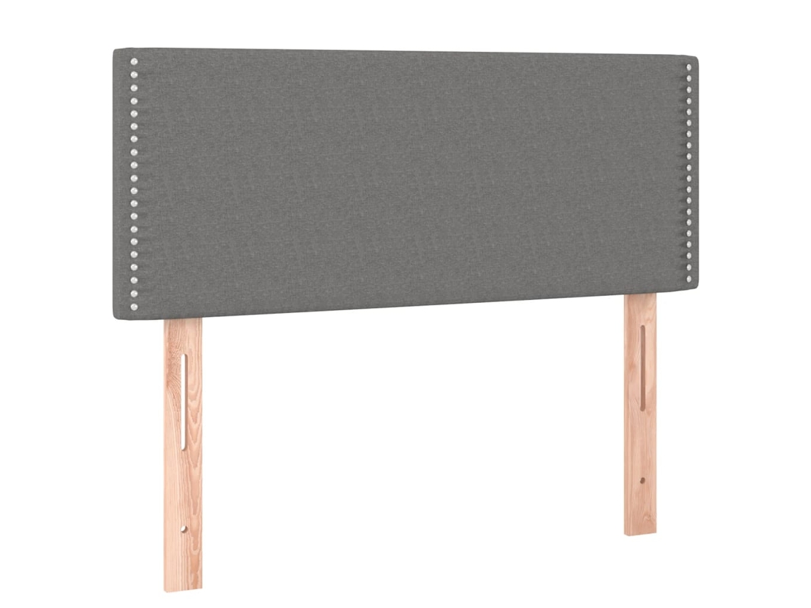 Cabecero de tela 80x5x78/88 cm Gris oscuro MAISON EXCLUSIVE