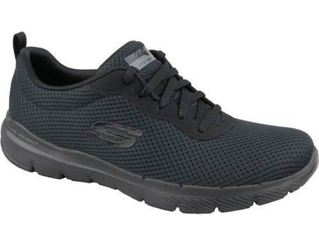 Botas SKECHERS Malla Arejada Mujer (38.5 - Negro)