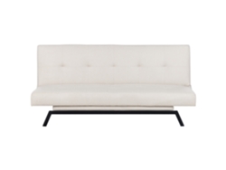 Sofá cama BELIANI Leeds de Poliéster Blanco 188x93x85