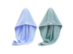 Conjunto de Toalla KOFIHETY Mágicas Secado Rápido Verde - 2pcs (Talla Única)