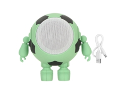 Alto-falante Bluetooth 5.0 Portátil Pequeno Com Conexão Em Série Estéreo Grave Impactante Bateria Longa Duração Verde