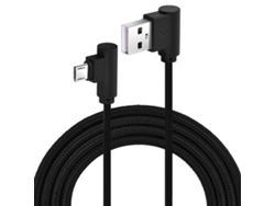 Cable De Datos Android Con Diseño En Ángulo Recto Trenzado Duradero