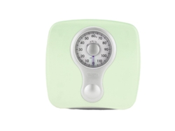 Báscula personal analógica Tommy01 verde claro con base de acero