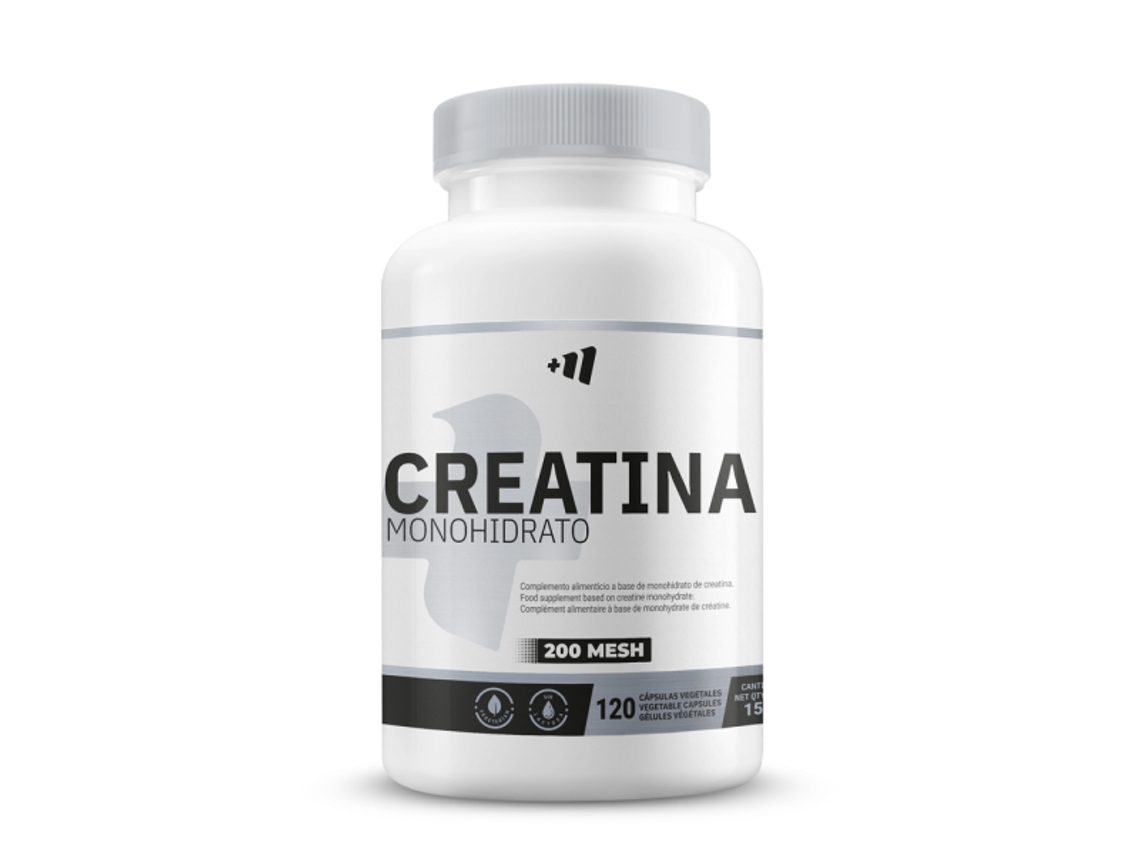 Creatina Monohidrato 200 Mesh - 120 Cápsulas Vegetales Masmusculo