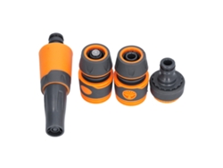 Boquilla De Manguera Abs G1/2 Con Conector Rápido Para Jardín, Lavado De Autos Y Mascotas.