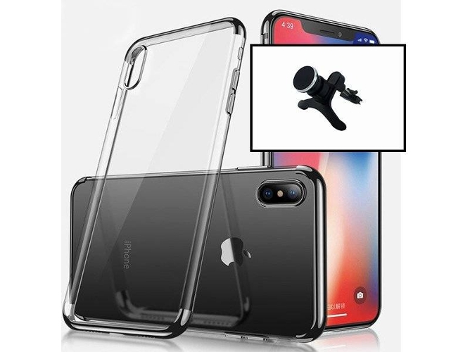 Funda + Soporte iPhone X SlimArmor Negro