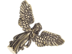 Pequena Estátua De Anjo Em Latão Com Asas, Figura Decorativa De Anjo Da Guarda Para Mesa, Escultura Decorativa De