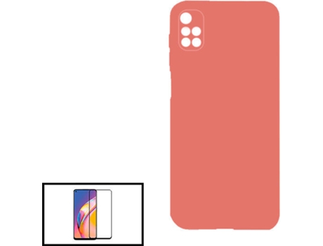 Kit Carcasa + Protector de Pantalla GorilaGlass Xiaomi Redmi Note 11 4G G4M Rosa