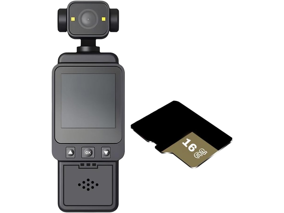 Mini Cámara Wifi 1080p Hd De Vídeo Digital De 16 Gb Con Lente Giratoria De 270° Para Deportes Al Aire Libre.