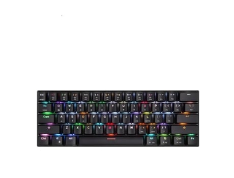 Teclado Gaming SLOWMOOSE Ck62 (Bluetooth - Mecánico - Inglés - Negro)