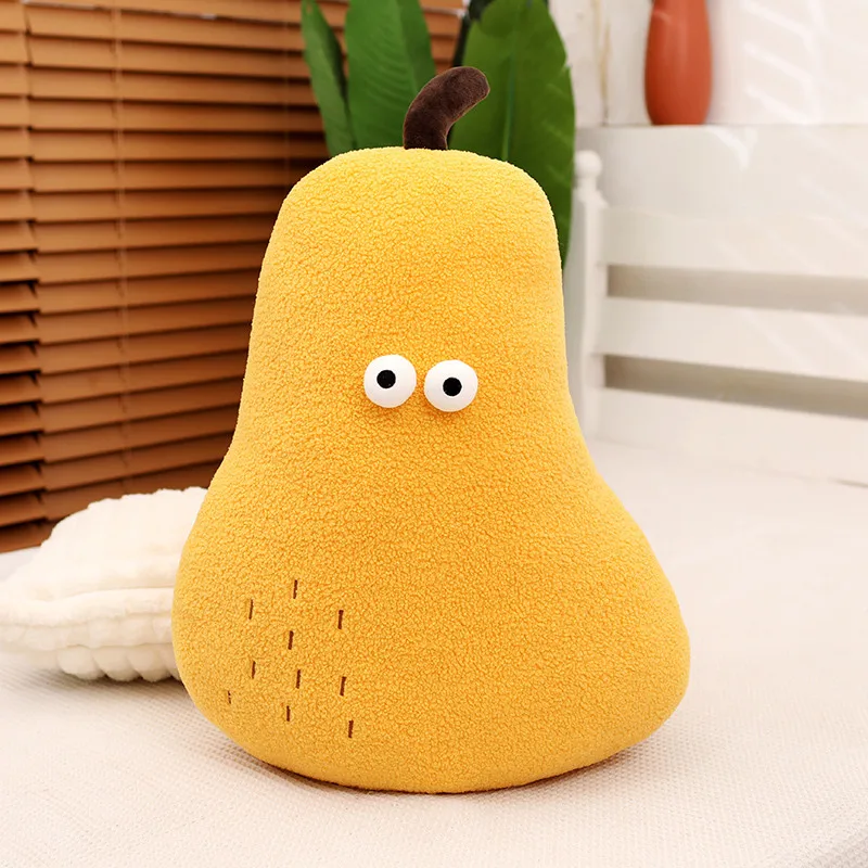 Cojín Decorativo Para Adultos Con Forma De Pera (amarillo, 65 Cm), Cojín Para Sofá, Cojín Cómodo.