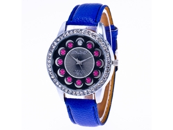 Elegante Reloj De Pulsera De Cuarzo Para Mujer, Pulsera Informal A La Moda, Regalo (azul Real)
