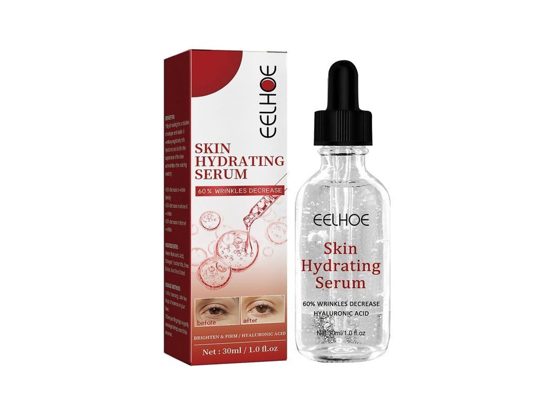 Sérum Facial Hidratante De 30 Ml Para Piel Seca Con Ácido Hialurónico Natural.