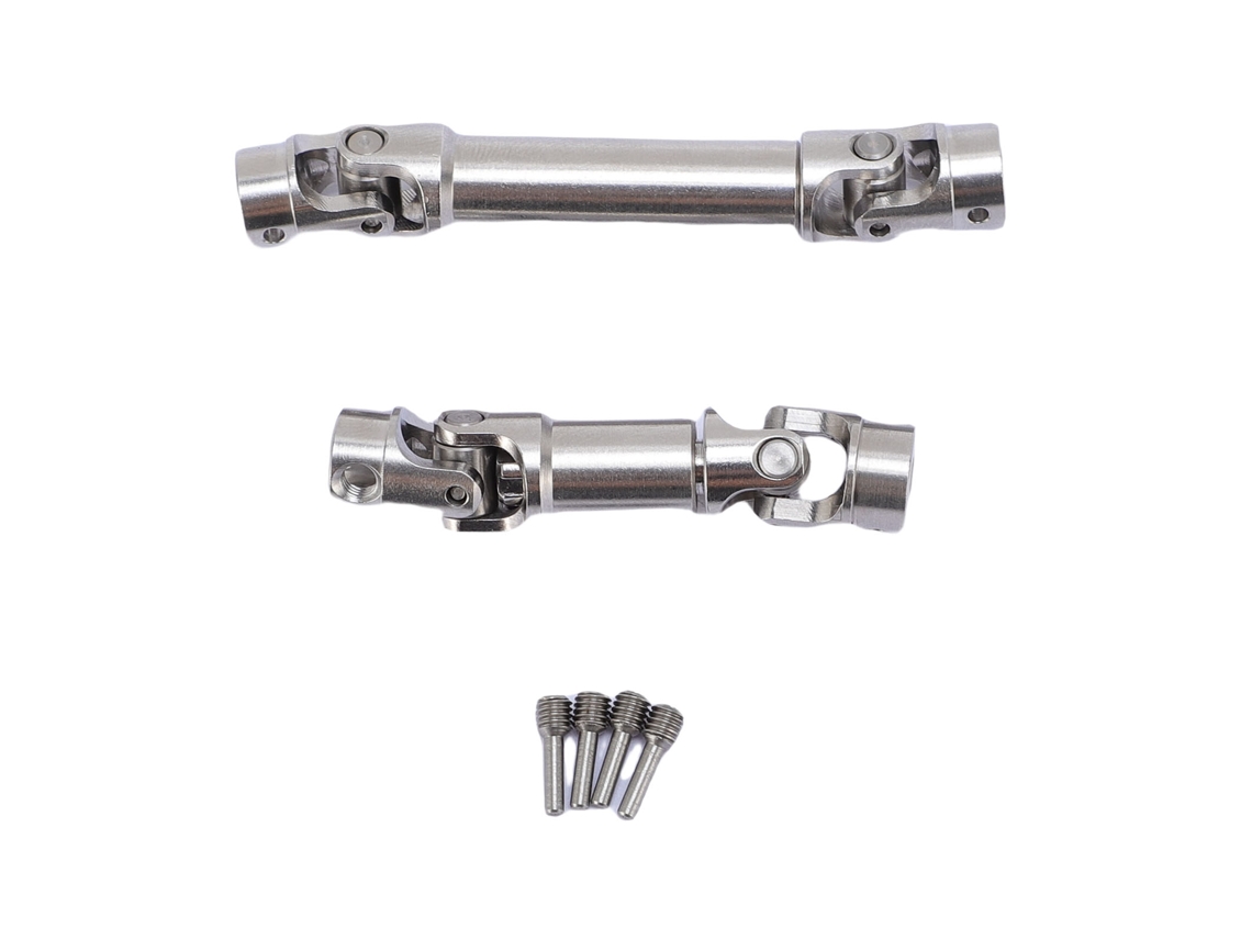 Ymsl Eje De Transmisión De Acero Inoxidable Para Coche Rc 1/18, Acabado Liso Preciso, Repuesto De Eje De Transmisión Rc Plateado Hxl