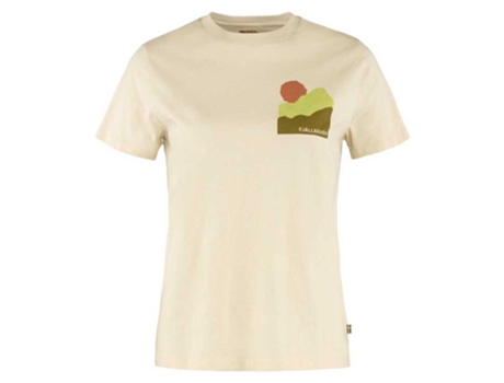 Camiseta de Mujer FJÄLLRÄVEN Corta Nature Montaña (M)
