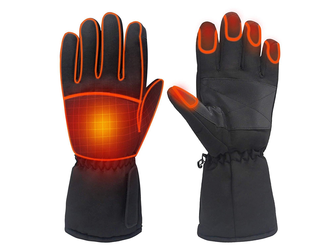 Guantes Calefactables Unisex Con Batería Eléctrica, Malla Táctica, Para Mantener Las Manos Calientes, Ideales Para Ciclismo De Invierno, Senderismo Y Esquí.