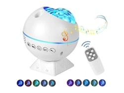 Proyector De Estrellas Led, Luz Nocturna Para Niños, Olas Del Océano Con Proyección De Luna Y Galaxia.