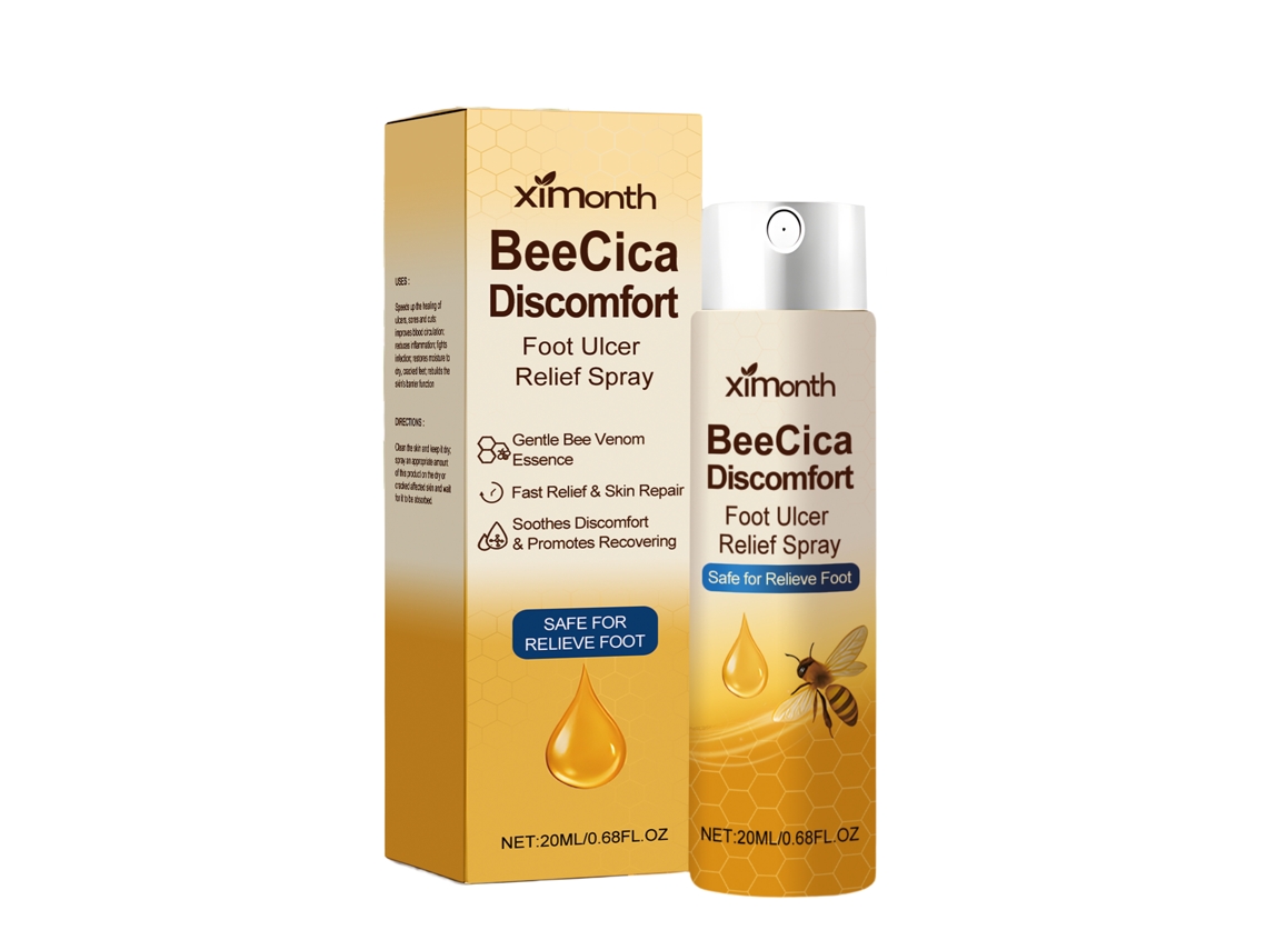 Spray calmante para pies con veneno de abeja