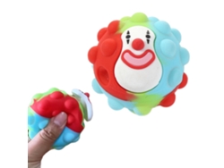 Rebe-pelota De Grip Payaso 3d Juguetes De Descompresión Silicona Juguetes Sensoriales Para Niños Y Adultos