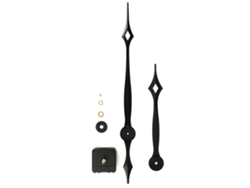 Kit De Motor De Movimiento De Cuarzo Con Manecillas Para Reloj De Pared, Eje De 17 Mm, Accesorio Para Bricolaje.