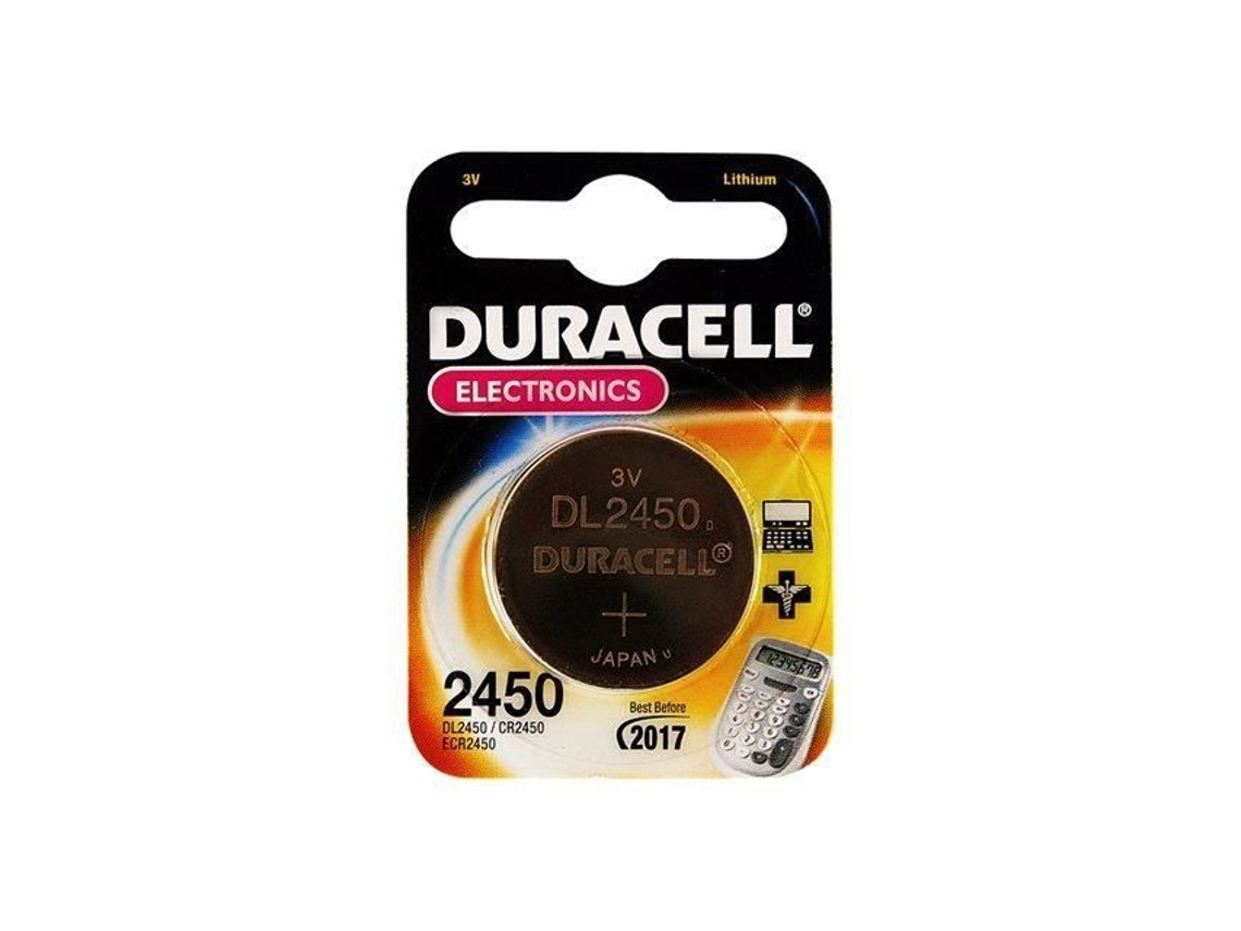 Batería Tipo Botón de Litio DURACELL Dl2450 1 Unidad...