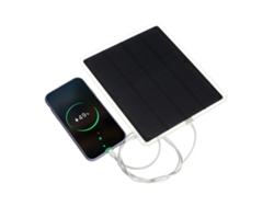 2026-panel Solar 20w Monocristalino 5v Con Puertos Usb Y Type-c Para Camping Senderismo Viajes