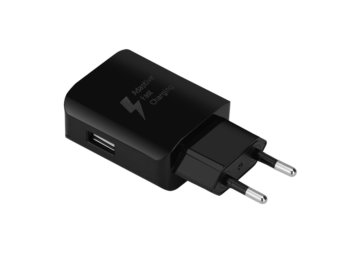 Cargador Usb Universal Qc2.0 15w De Carga Rápida Adaptador De Pared (negro)