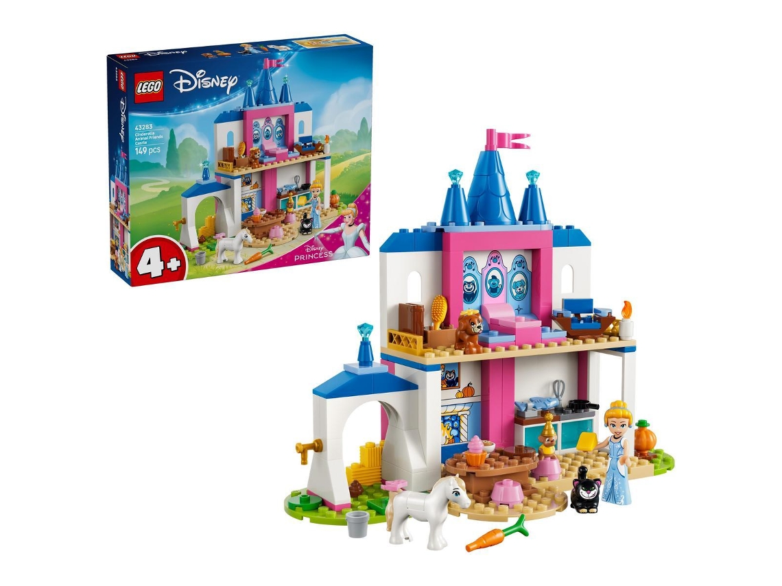 Lego® 43283 Princesas Disney Castillo De Cenicienta Y Sus Amigos Animales De Juguete
