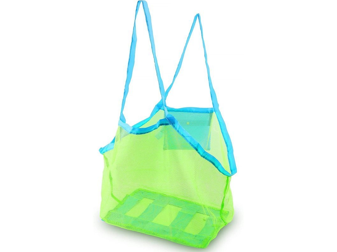 Bolsa De Playa Plegable De Malla Ligera Y De Gran Capacidad Para Guardar Juguetes.