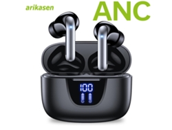Auriculares Bluetooth Tws Con Cancelación Activa De Ruido, Pantalla Led, Auriculares Inalámbricos