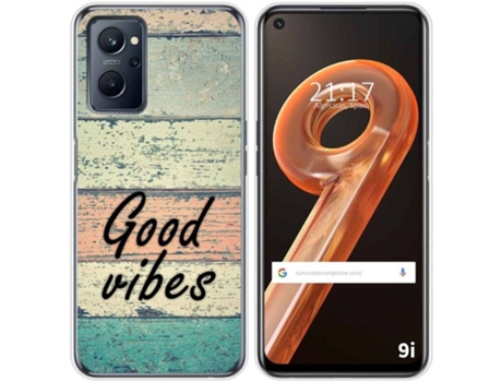 Carcasa Realme 9i TUMUNDOSMARTPHONE Dibujos Madera 01 Multicolor