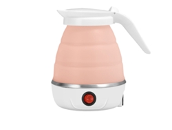 Hervidor eléctrico plegable Siurn de 1200 ml con apagado automático, color rosa