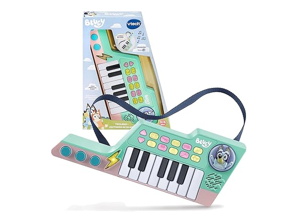 Teclado de guitarra interactivo 2 en 1 Vtech Bluey 80 563722 P25vtech