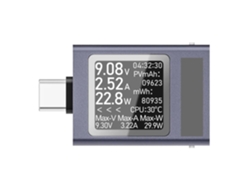 Comprobador De Voltaje Y Potencia 13 En 1, Pantalla Digital Multifunción, Cc 4,5-50 V, 0-12 A