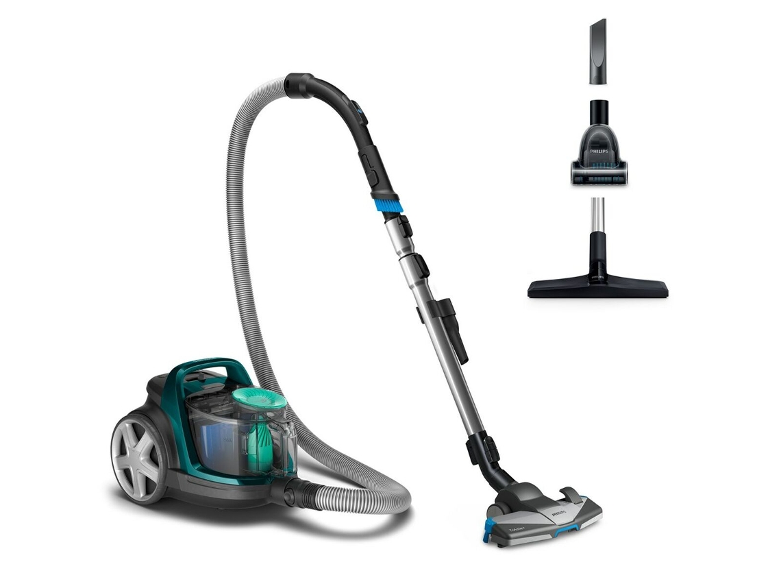 Aspiradora sin Bolsa PHILIPS FC9555/09 (Verde - 900 W - 1,5 L)