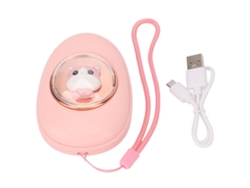 Calentador de manos eléctrico 2 en 1 Power Bank Space Capsule Doble Calefacción Gato Rosa
