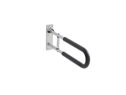 Barra de apoyo plegable para baño Succebuy, capacidad de 136 kg, dimensiones 230 x 75 x 605 mm